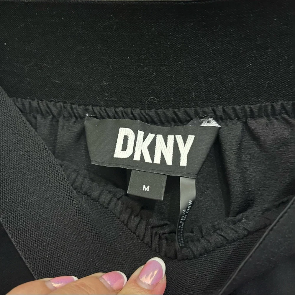 DKNY Black A-Line Women's Midi Skirt - Size M - Picture 3 of 11